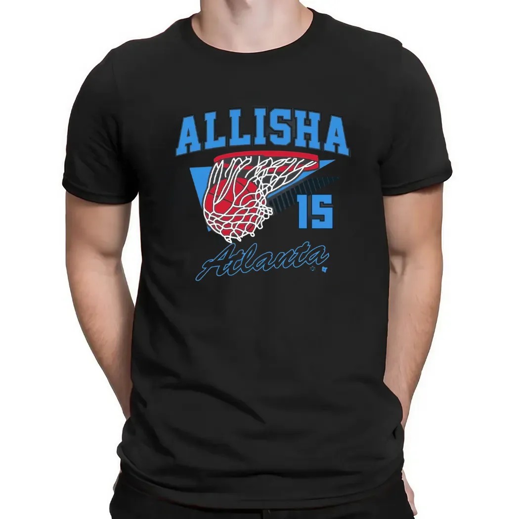 Allisha Gray Retro Swish Atlanta 15 T Shirt