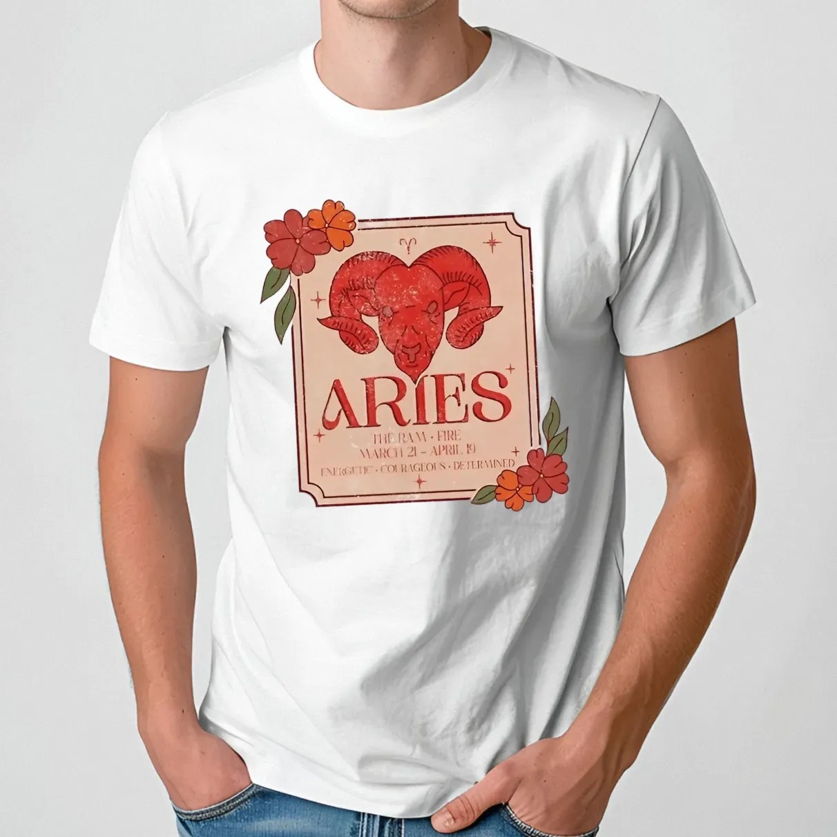 Aries The Ram Tarot Card T Shirt