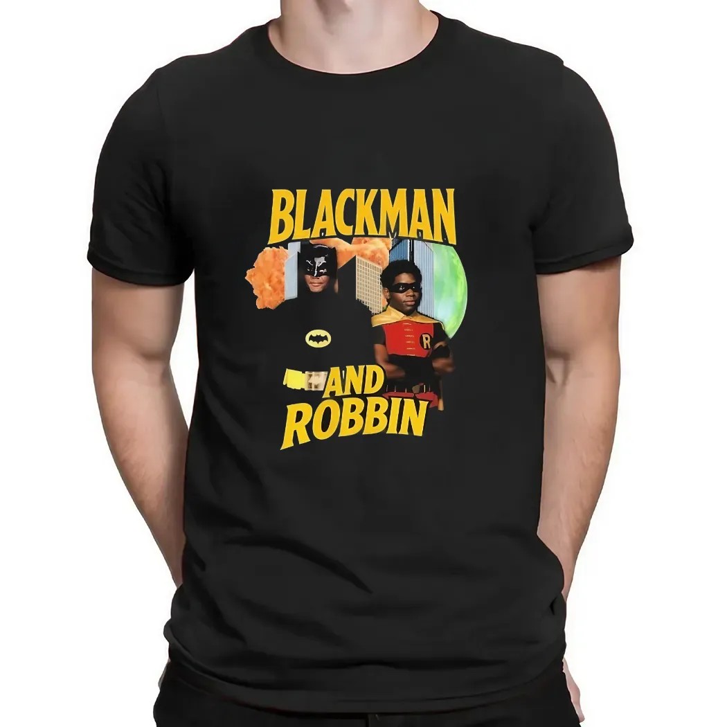 Batman Blackman And Robbin 9 11 T Shirt