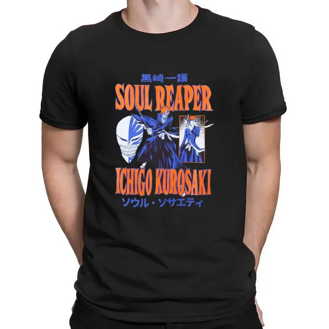Bleach Soul Reaper Ichigo Kurosaki Anime T Shirt