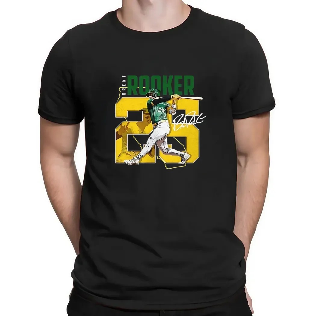 Brent Rooker Oakland Athletics name number t shirt