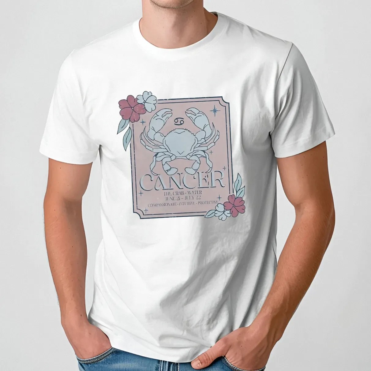 Cancer The Crab Tarot card t shirt