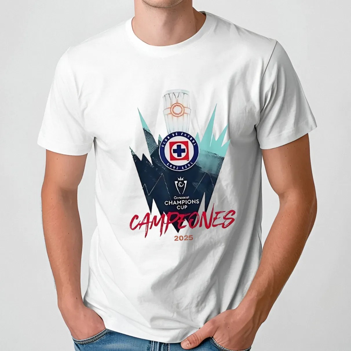 Cruz Azul Campeones 2025 Champions Cups t shirt