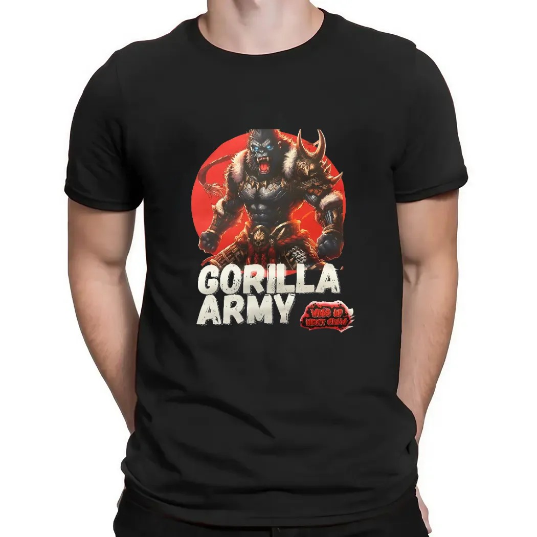 GORILLA Army swabs up next show t shirt