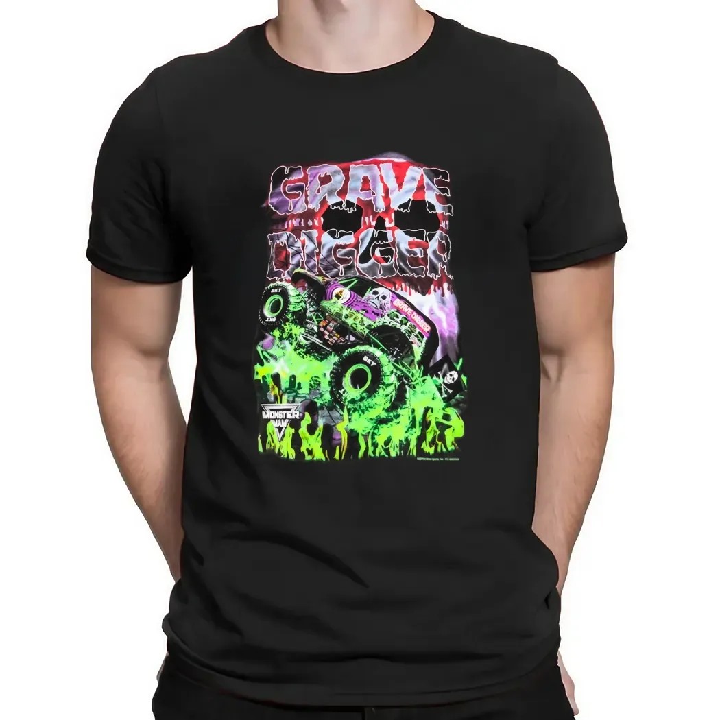 Grave Digger Ghost Eyes T Shirt