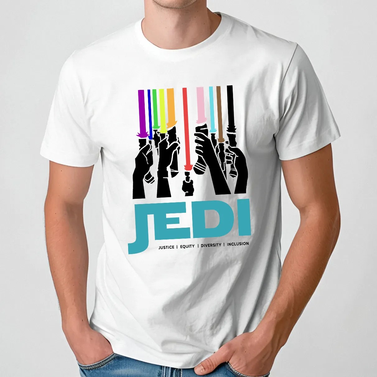 Jedi Justice Equity Diversity Inclusion T Shirt