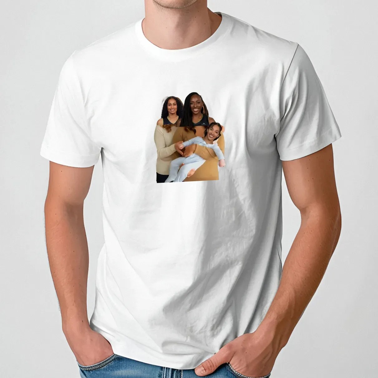 Katie Lou Wearing Meme New Born T Shirt