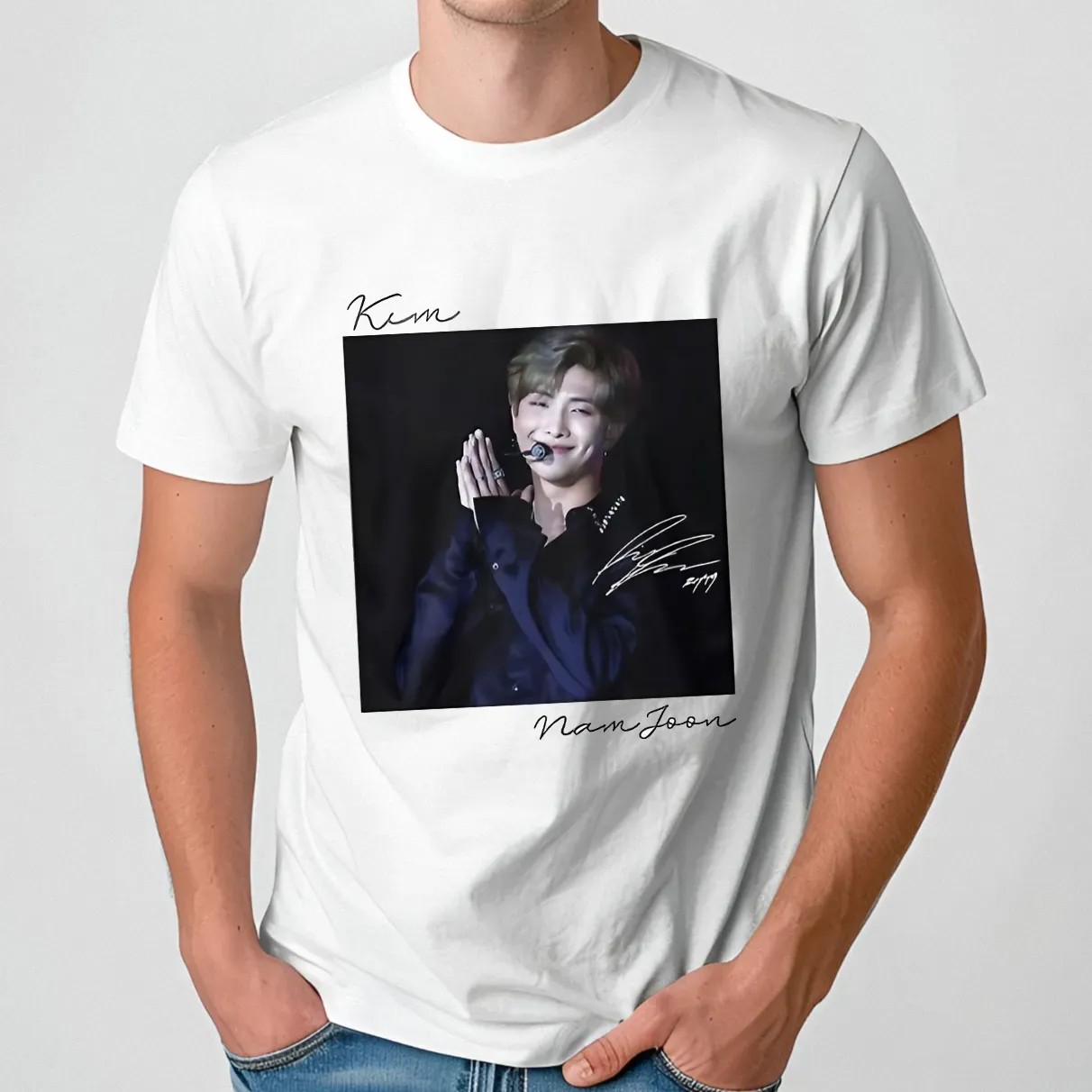 Kim Namjoon BTS signature t shirt