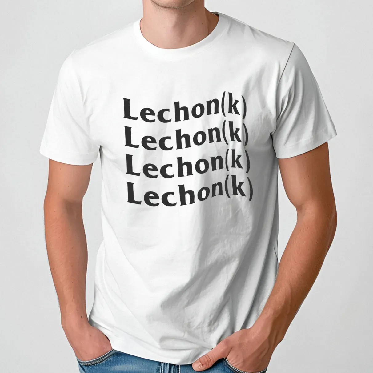Lechon(k) Funny Filipino Wordplay T Shirt