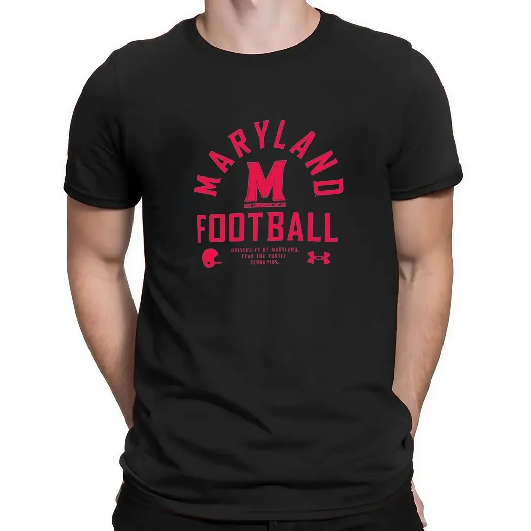 Maryland Terrapins 2025 Sideline Football Performance T Shirt
