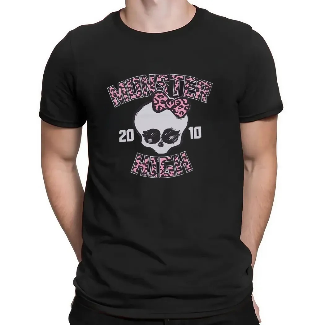 Monster High Leopard Logo 2010 Skull T Shirt