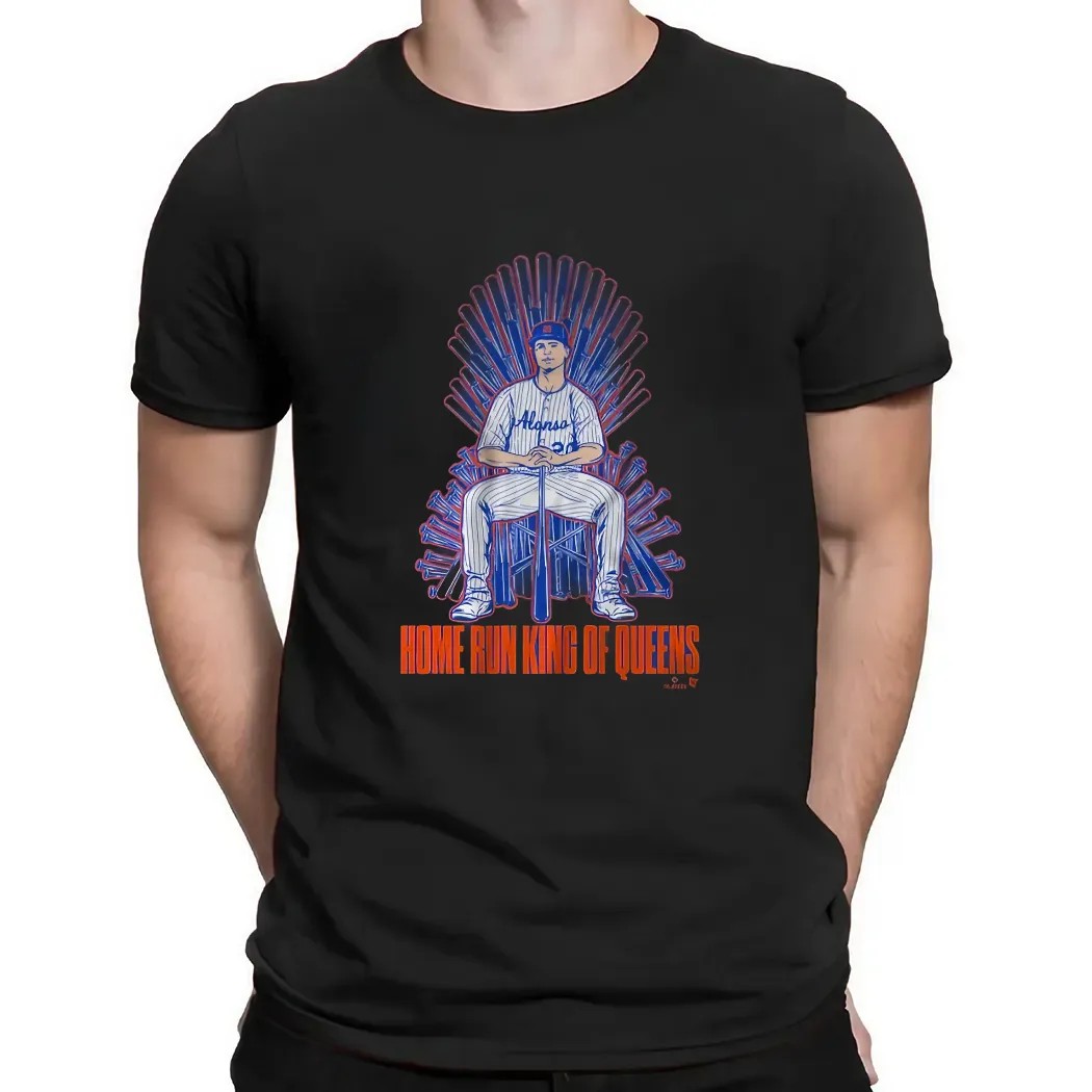 Pete Alonso Home Run King of Queens T Shirt