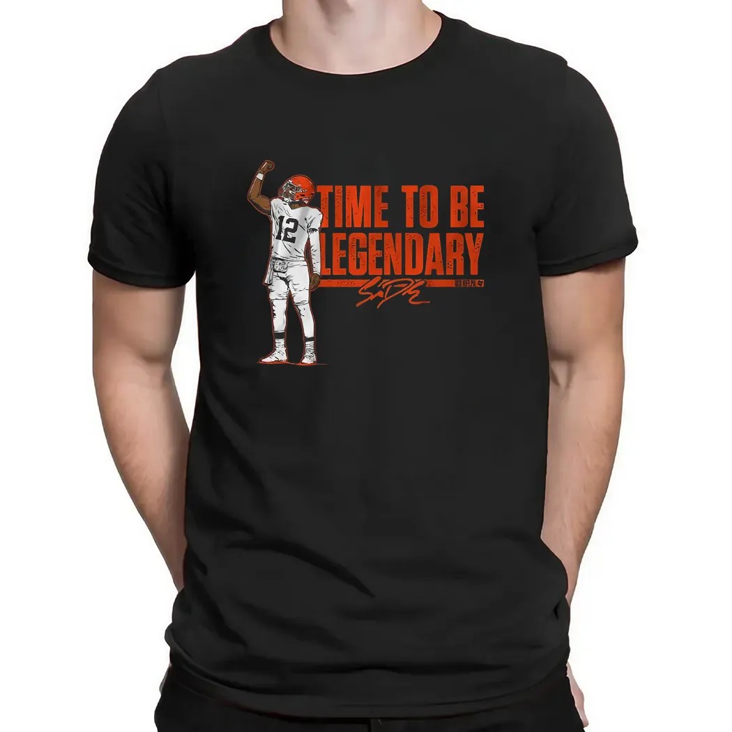 Shedeur Sanders Time To Be Legendary SIgnature T Shirt