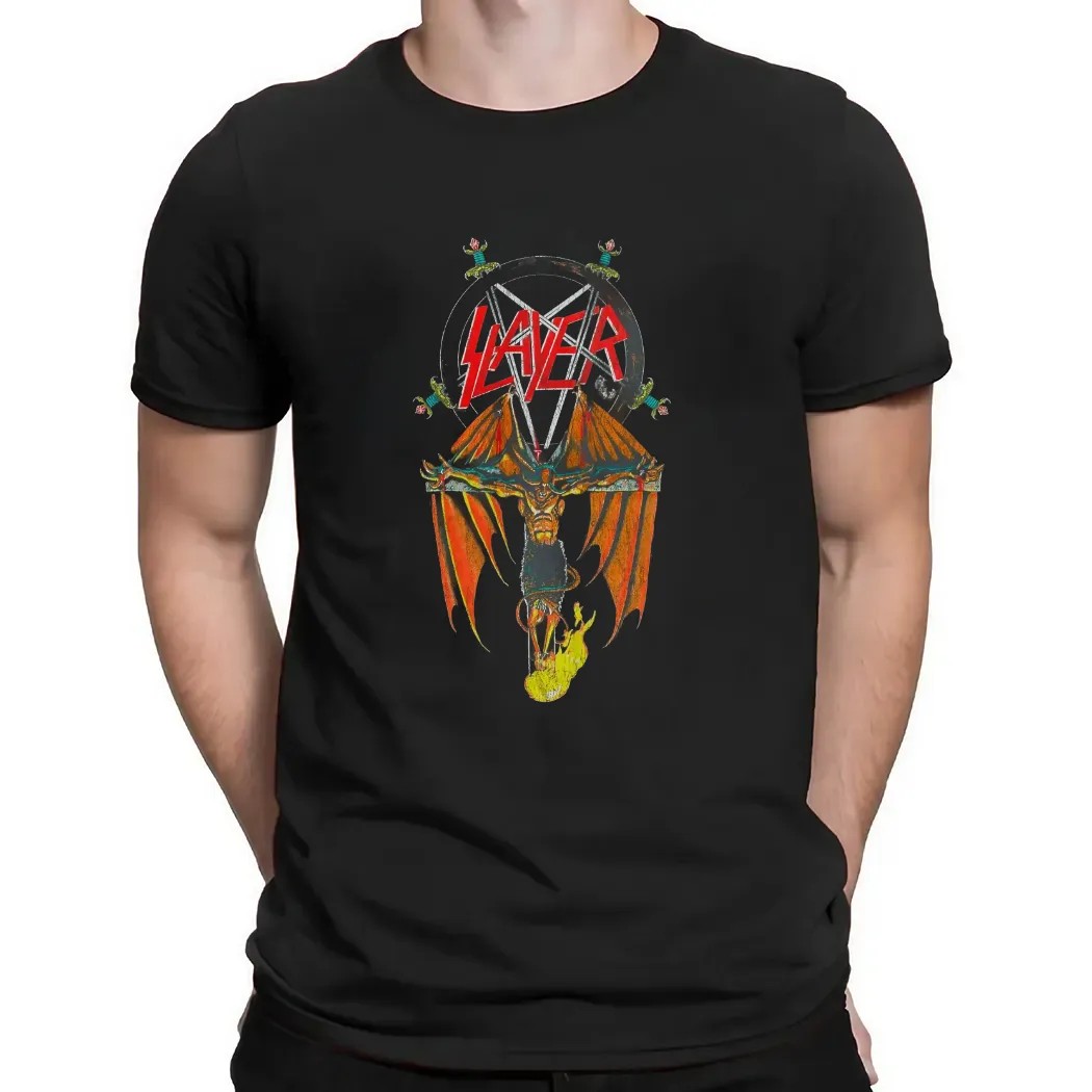 Slayer Crucified Demon T Shirt