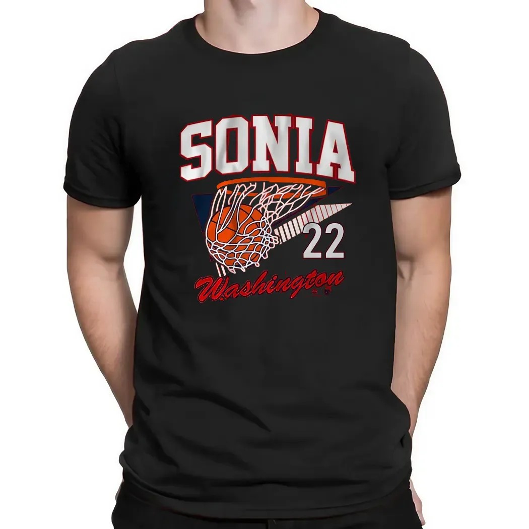 Sonia Citron 22 Retro Swish Washington T Shirt