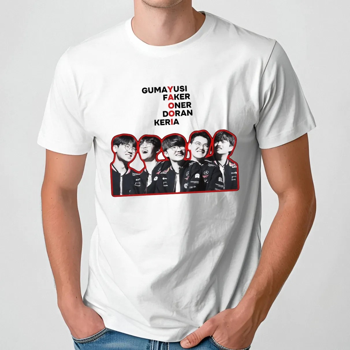 T1 Gumayusi Faker Oner Doran Keria T Shirt