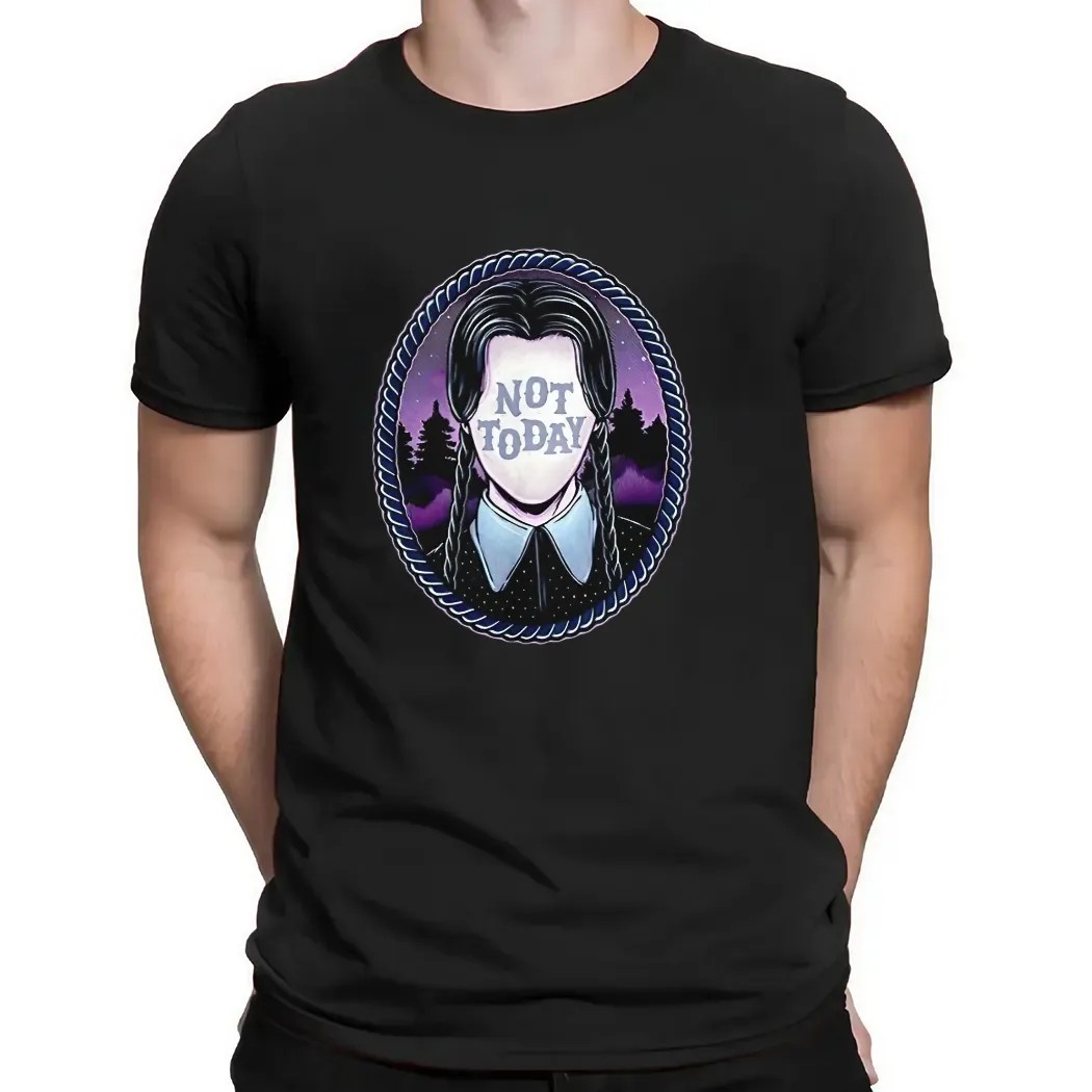 Wednesday Addams not today t shirt