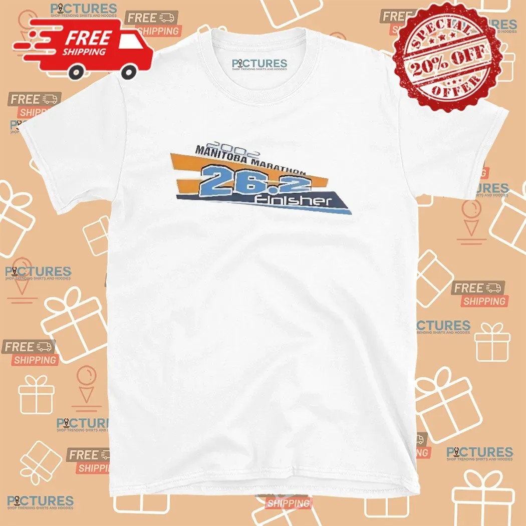 2002 Manitoba Marathon 26.2 finisher T Shirt