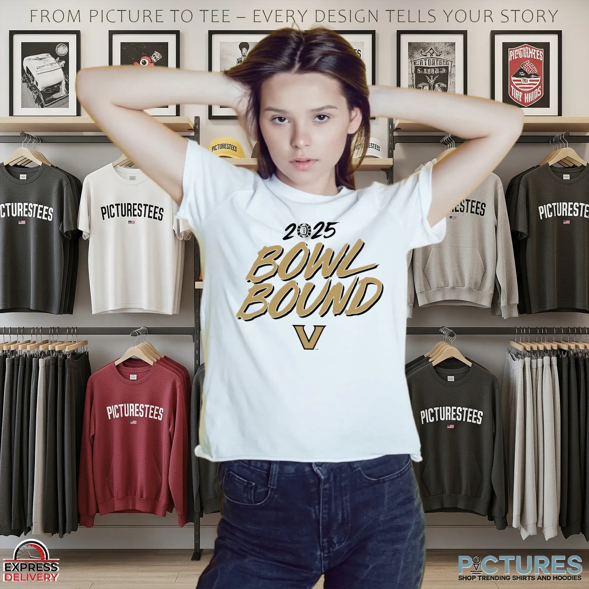 2025 Vanderbilt Commodores Football Bowl Bound T Shirt