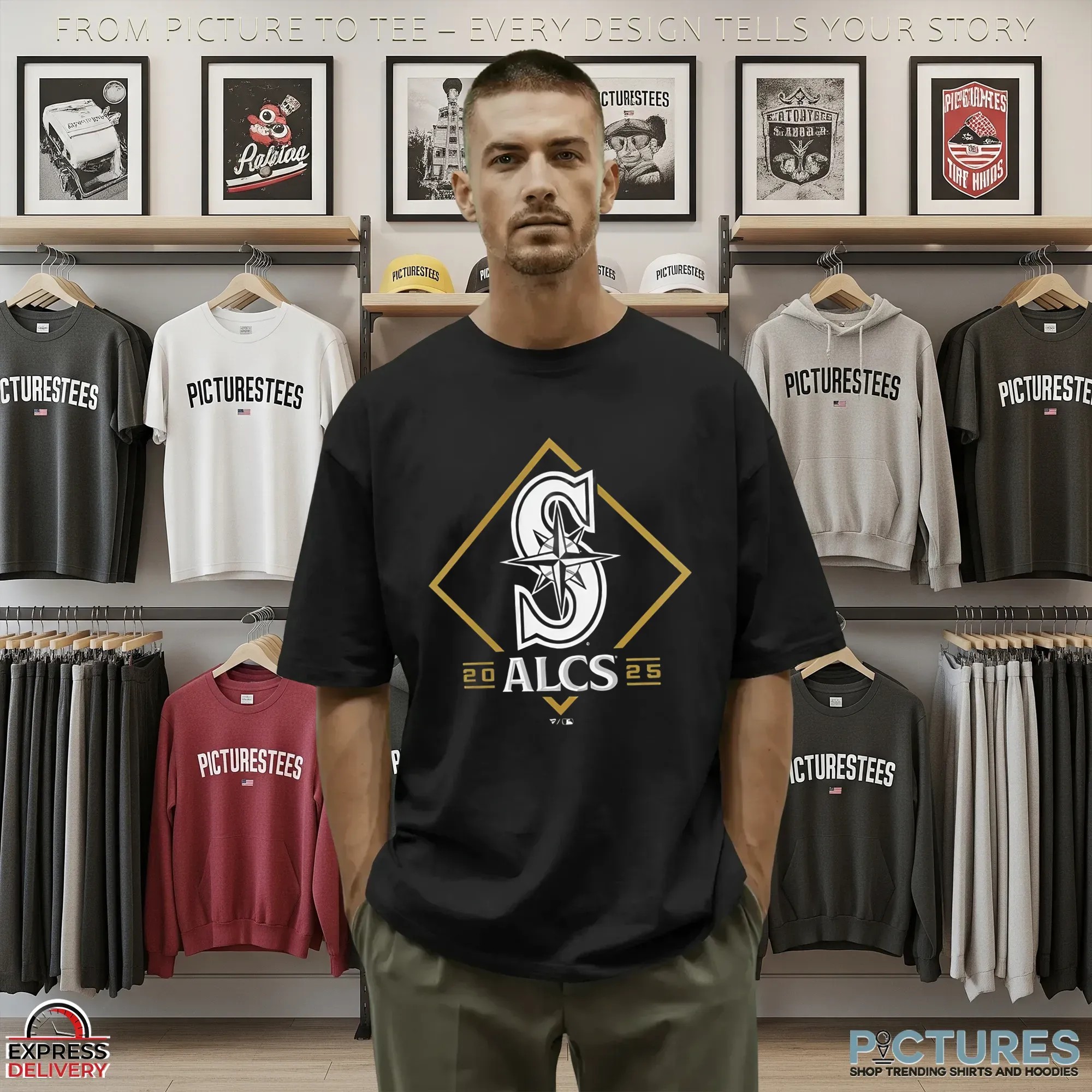 ALCS 2025 Locker Room Black T-Shirt