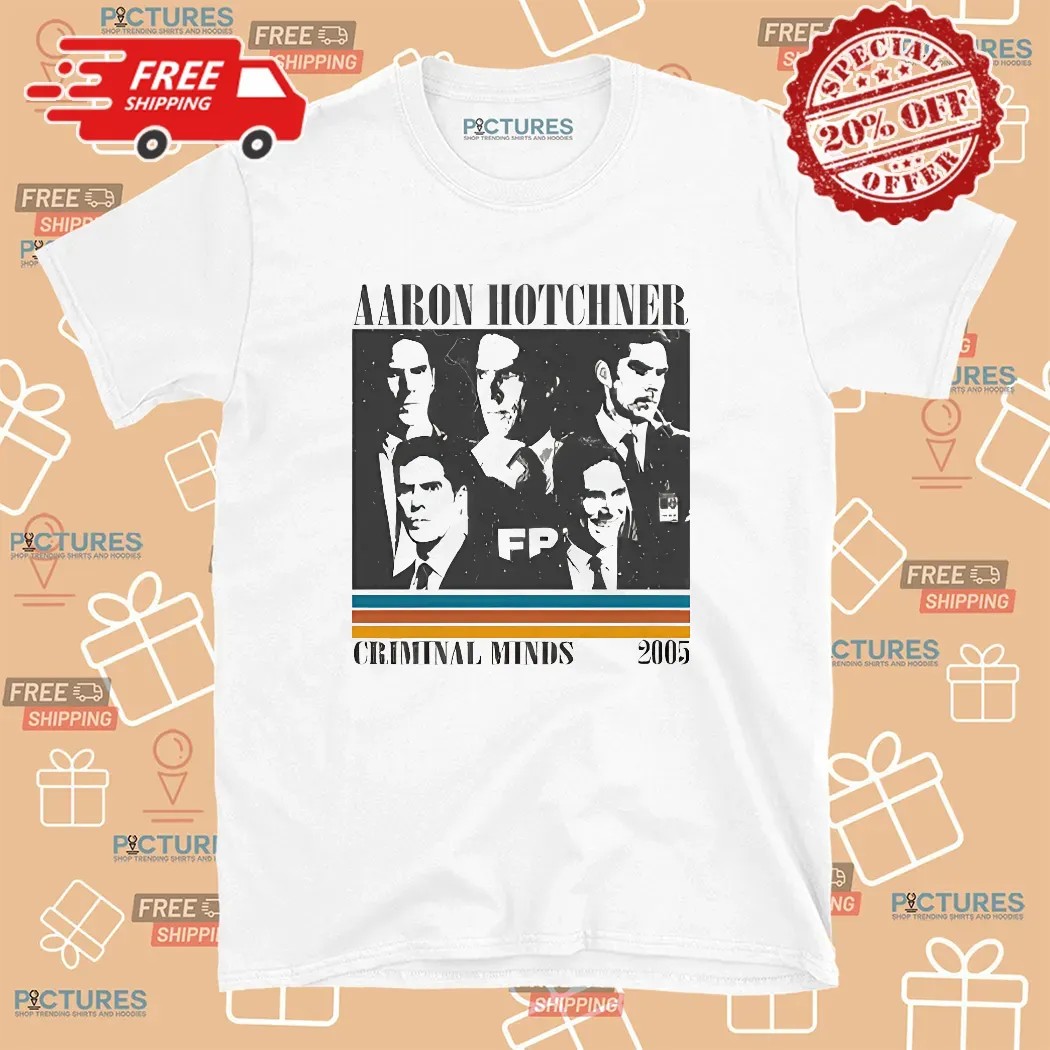 Aaron Hotch Criminal Minds FBI Cast Vintage TV Show T Shirt