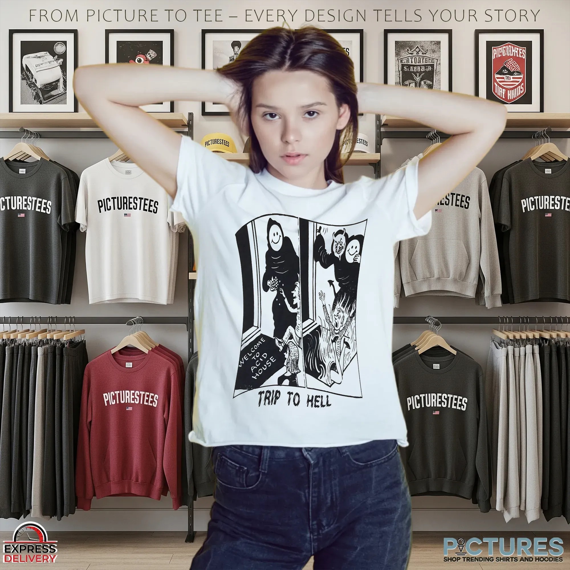 Acid House Trip To Hell Blows Your Mind T Shirt
