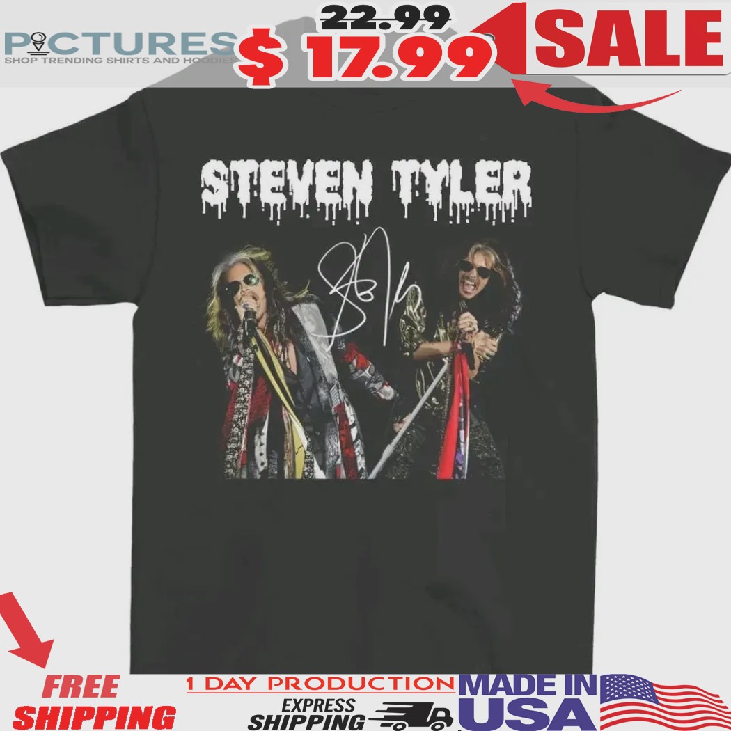Aerosmith Steven Tyler Signature Black Shirt
