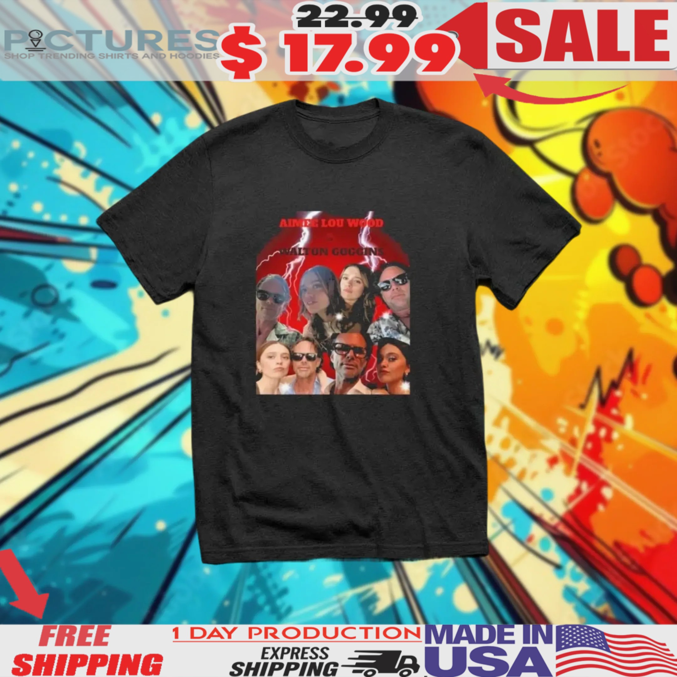 Aimee Lou Wood And Walton Goggins White Lotus Shirt
