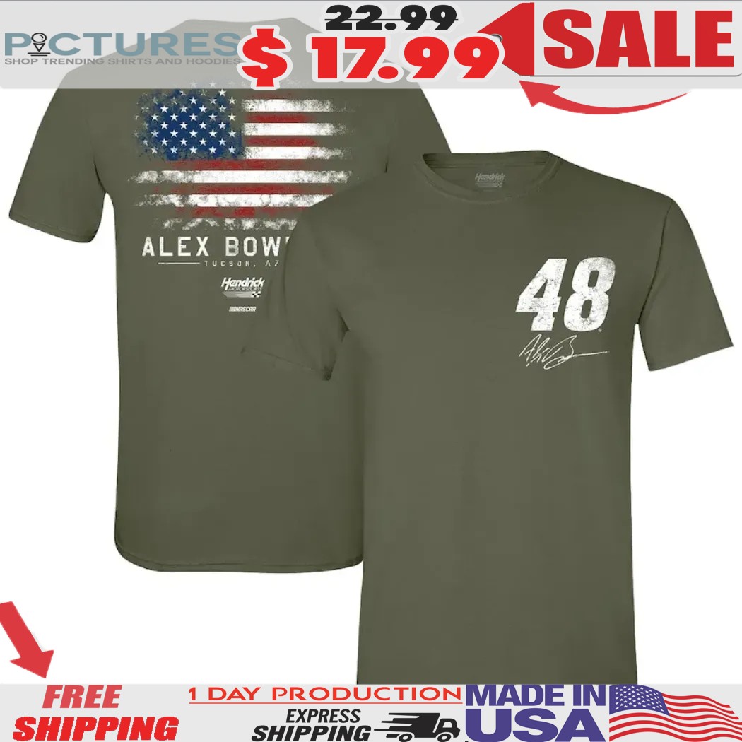 Alex Bowman Hendrick Motorsports Team Collection Flag Vintage Shirt