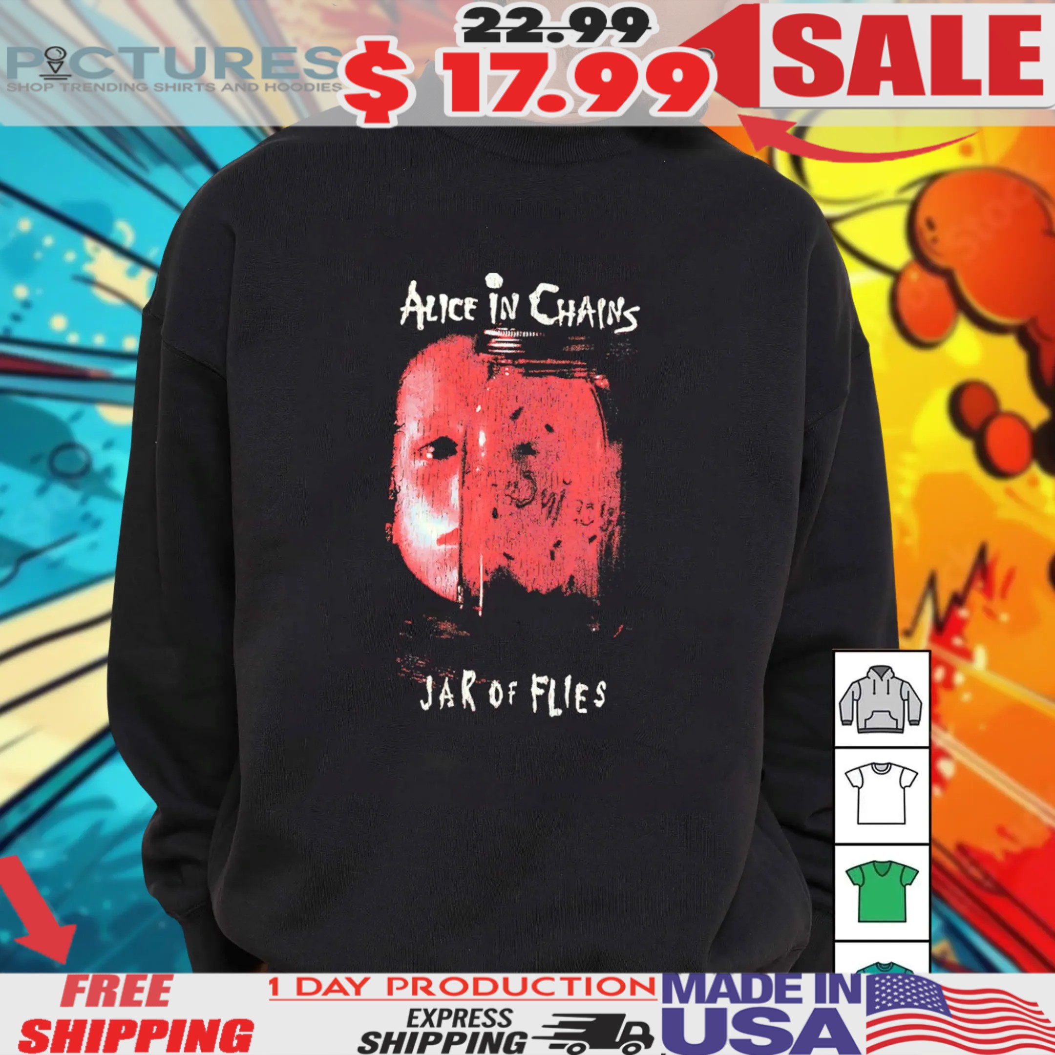 Alice In Chains Jar Of Flies 94 Shirt