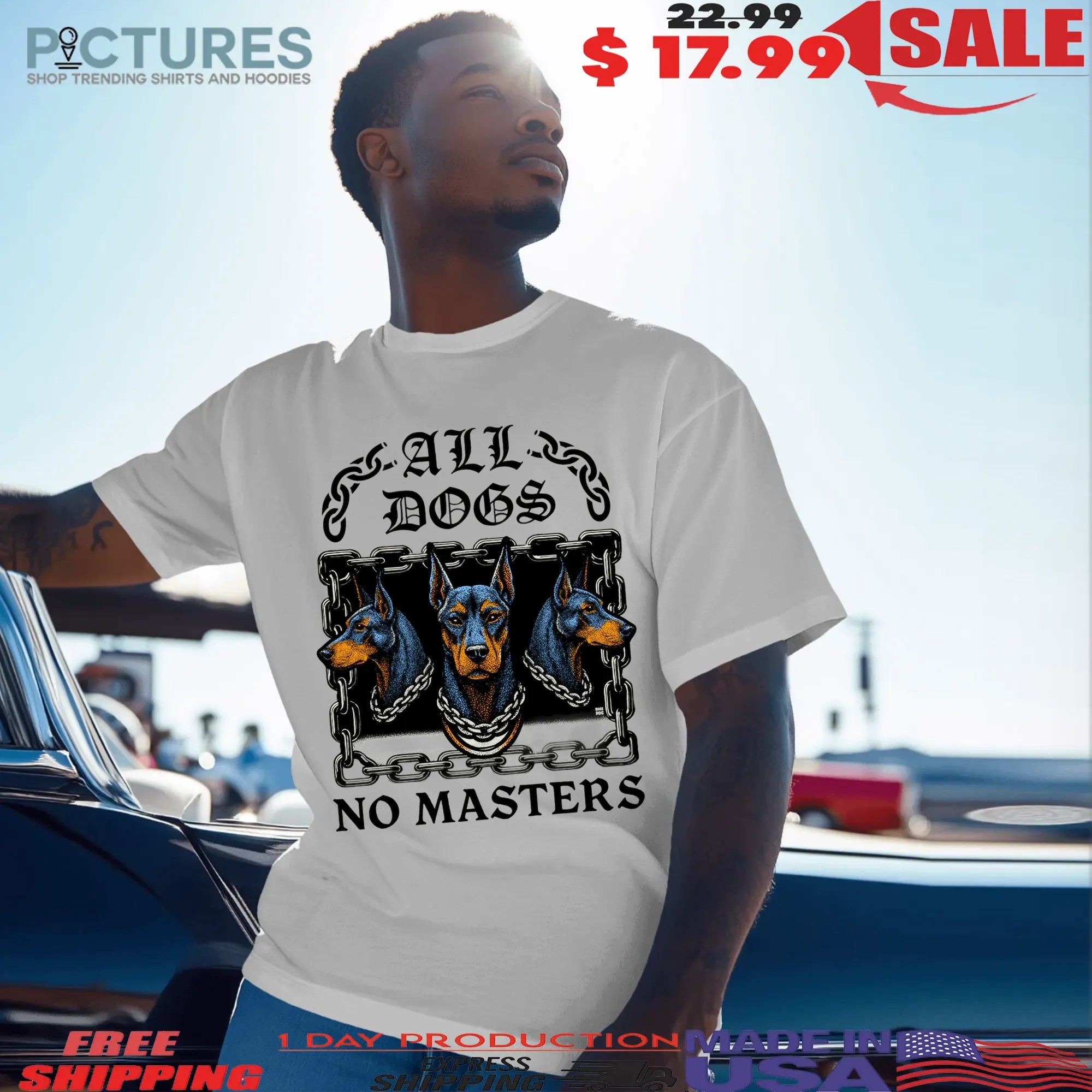 All Dogs No Masters T Shirt