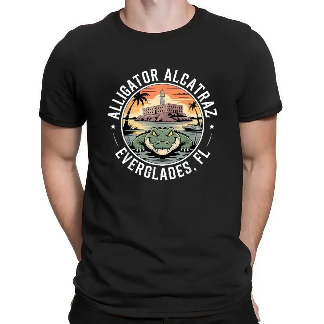 Alligator Alcatraz Everglades FL T Shirt