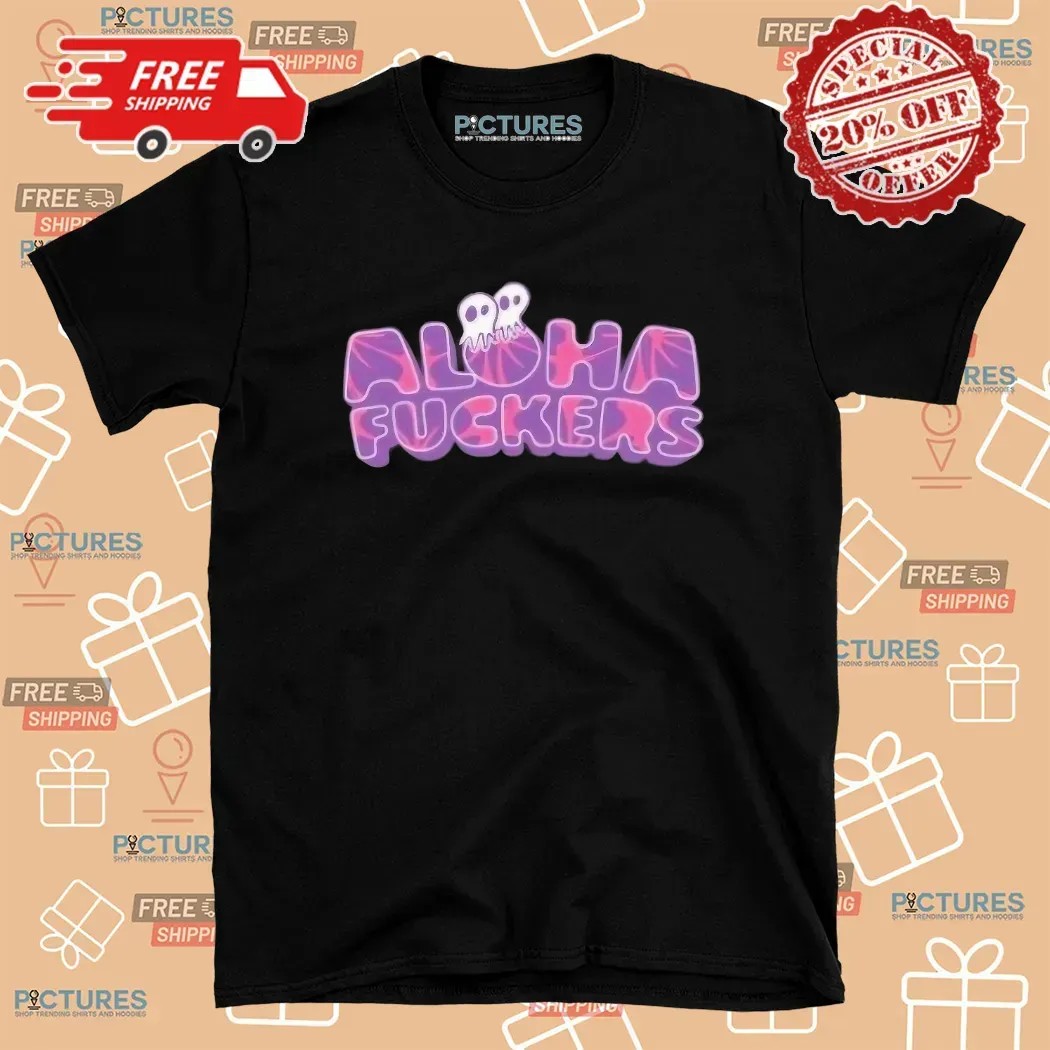 Aloha Fuckers Hibiscus Graphic T Shirt