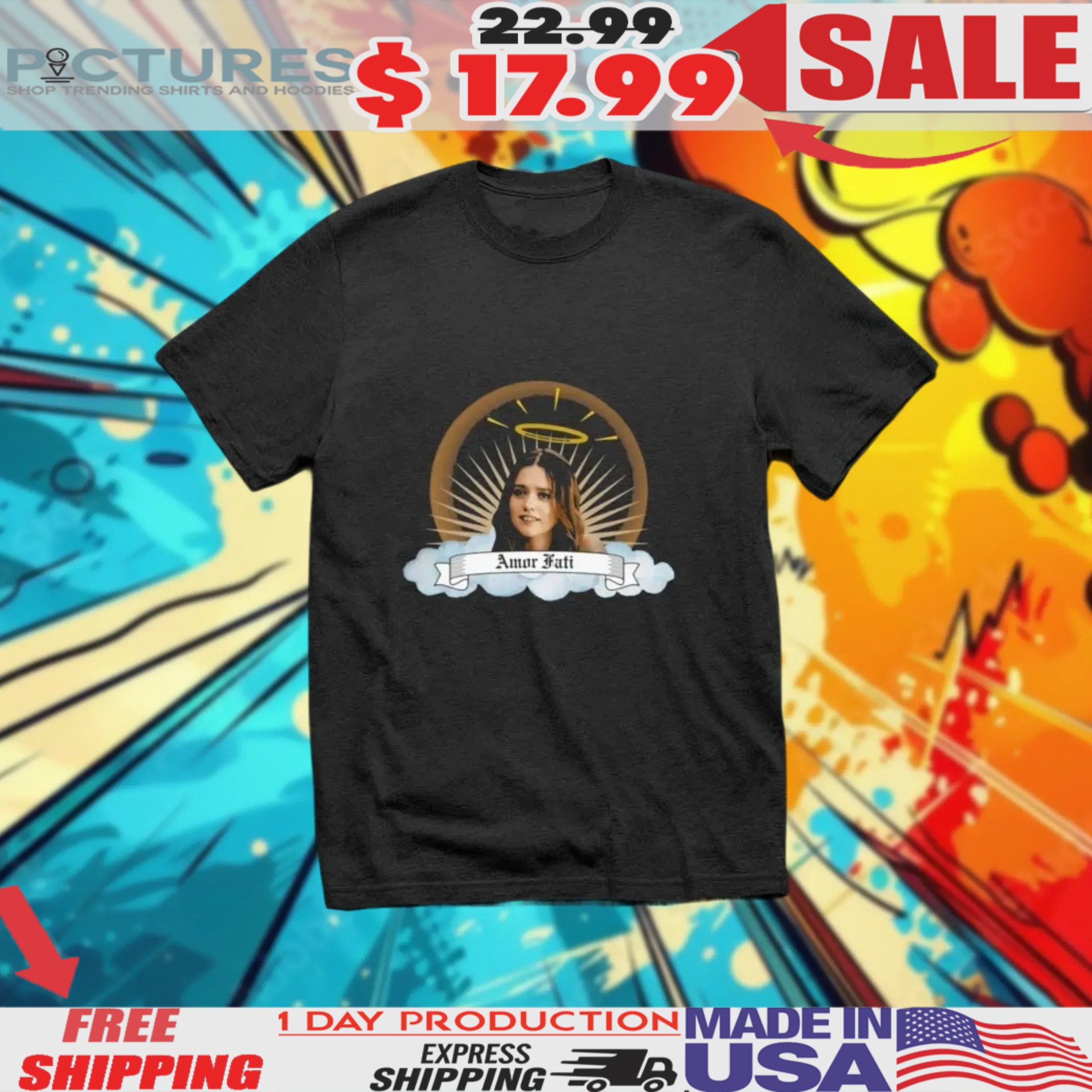 Amor Fati Saint Chelsea White Lotus Shirt
