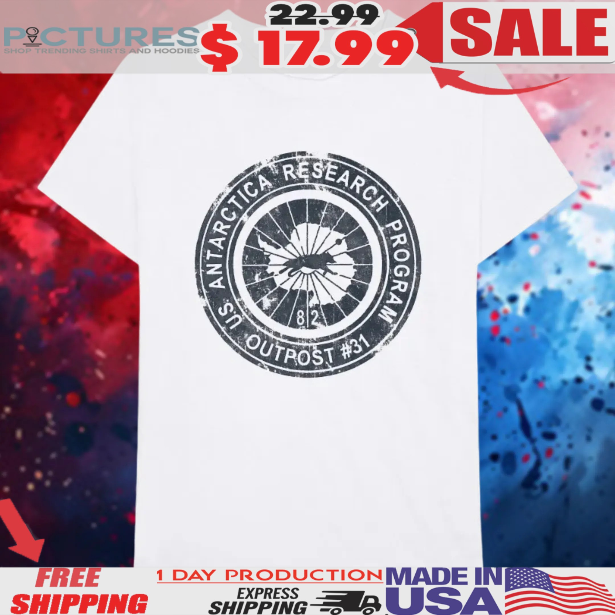 Antarctica Research Program Us Outpost 31 Shirt