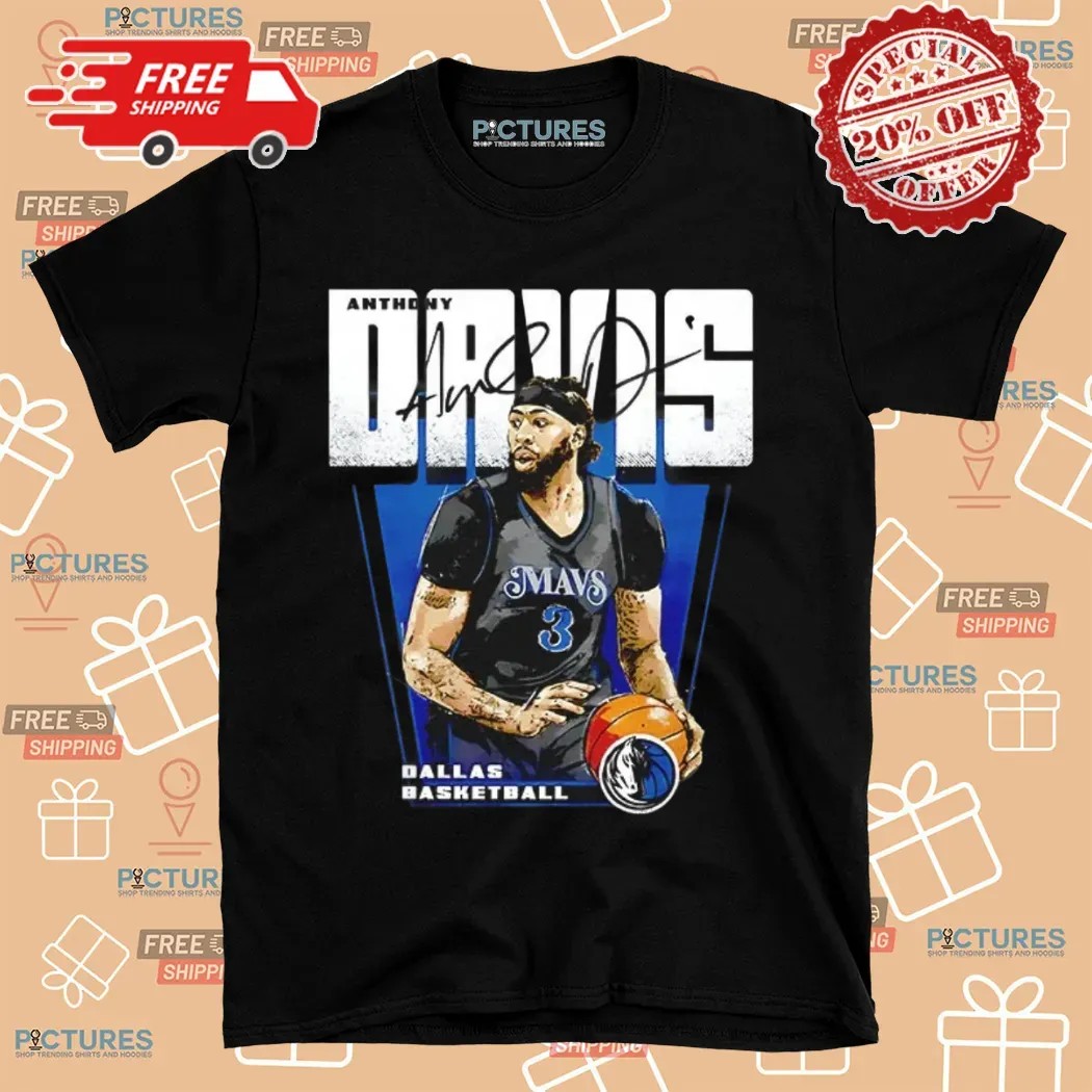 Anthony Davis Dallas Mavericks Basketball Player Premiere Signature Graphic Shirt