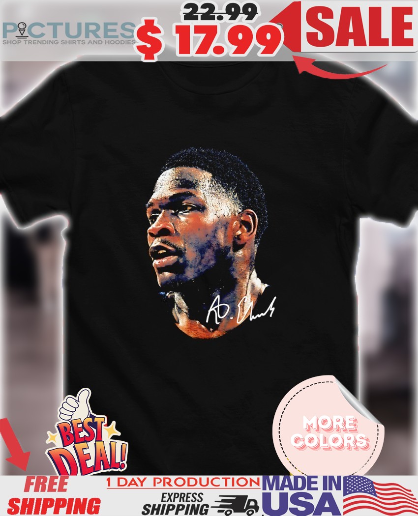 Anthony Edwards NBA big face signature shirt 1 Anthony Edwards NBA big face signature shirt