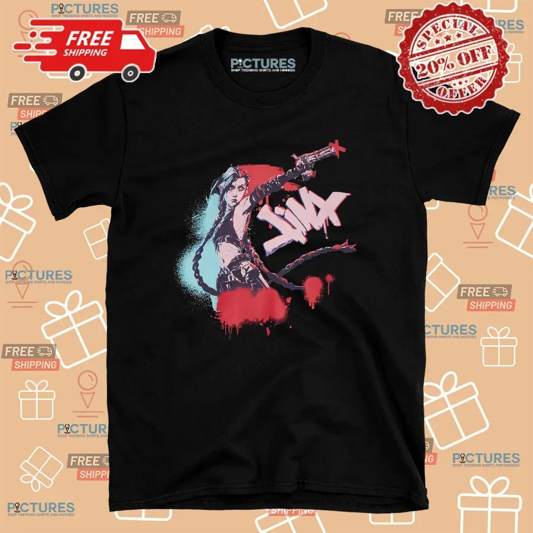 Arcane Jinx Graffiti T Shirt