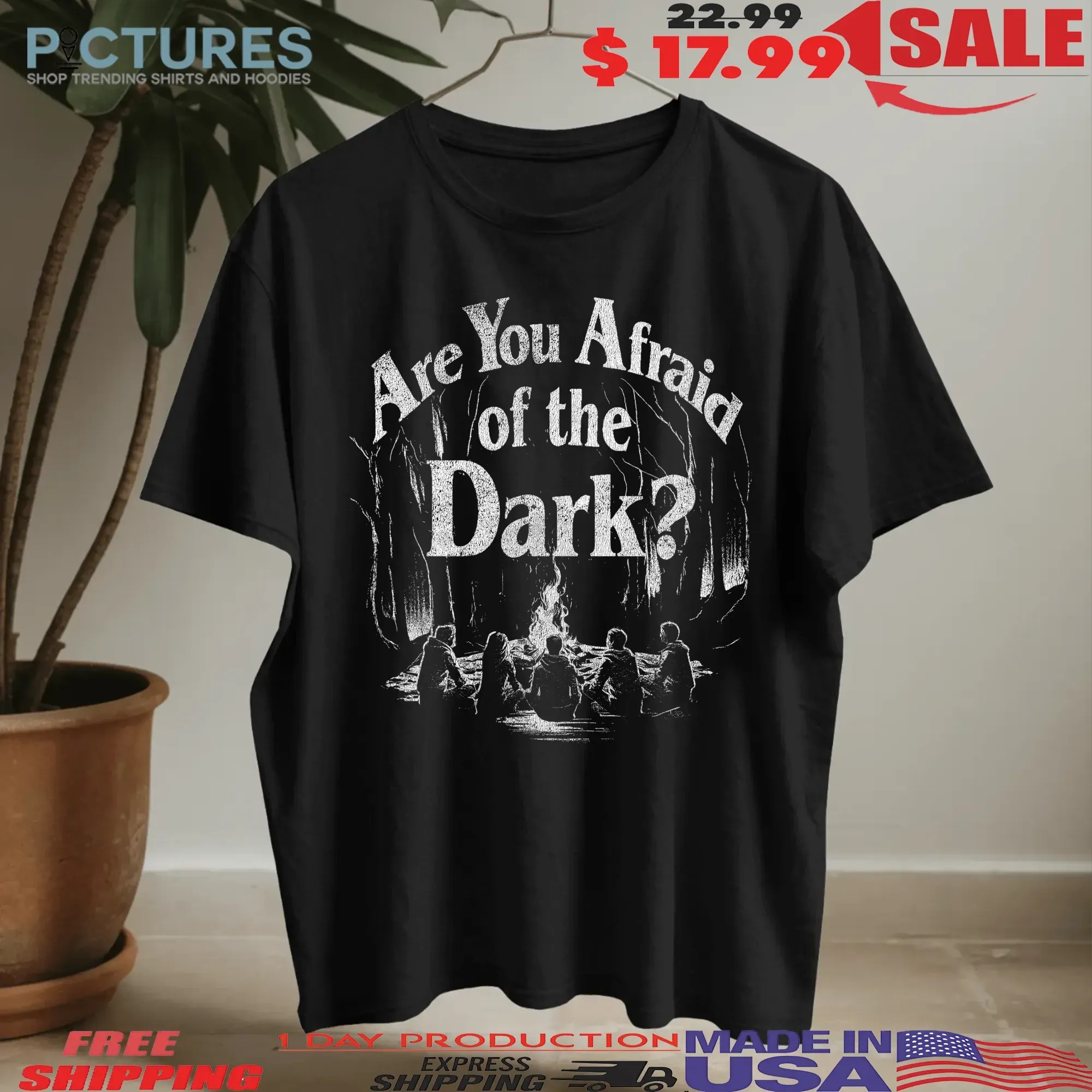 Are You Afraid Of The Dark Logo T Shirt