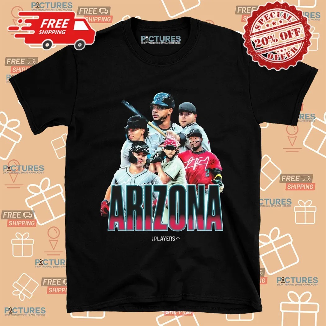 Arizona Diamondbacks Baseball Players Signatures Series 2025 Shirt