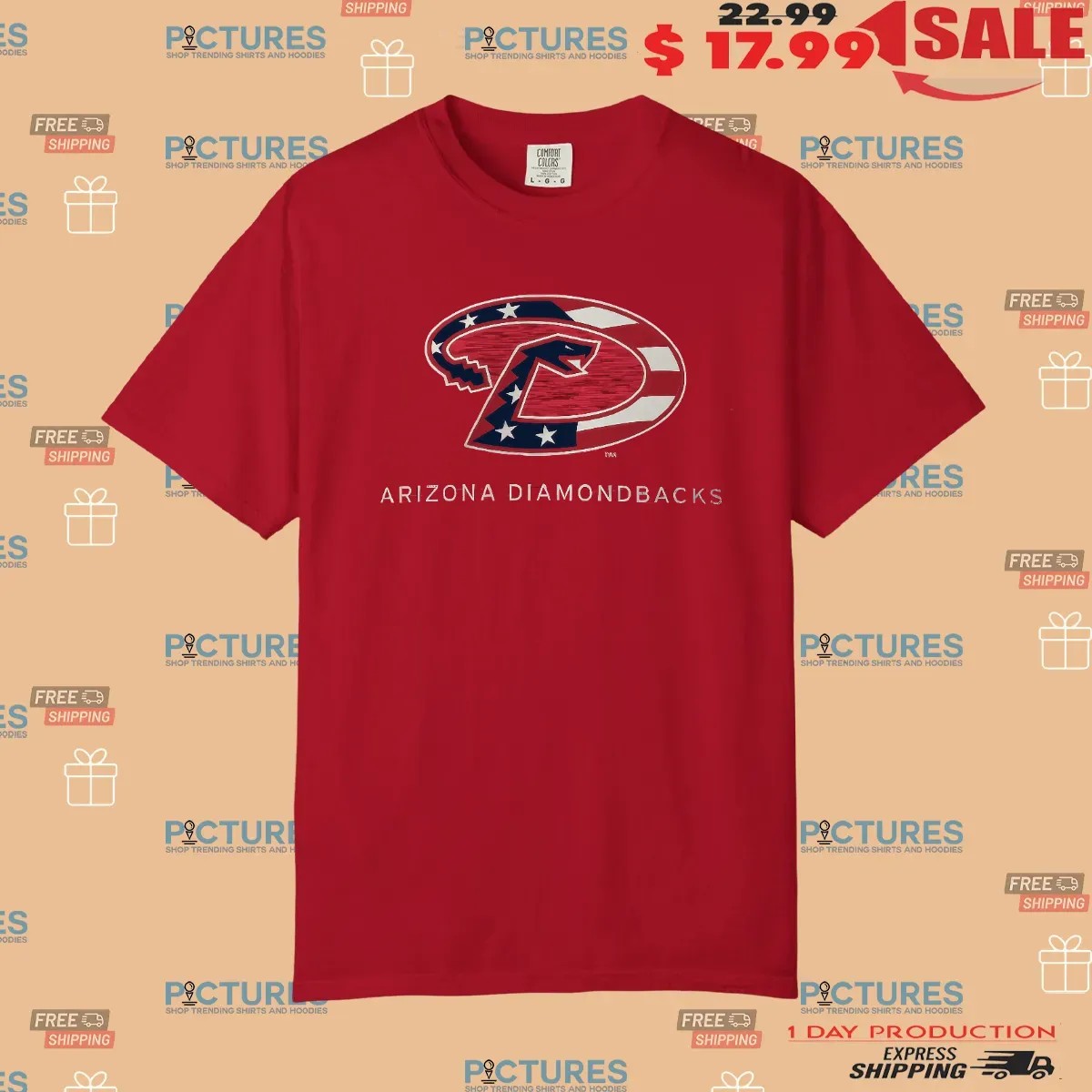 Arizona Diamondbacks Baseball Vintage Logo Red T Shirt 3 Arizona Diamondbacks Baseball Vintage Logo Red T Shirt