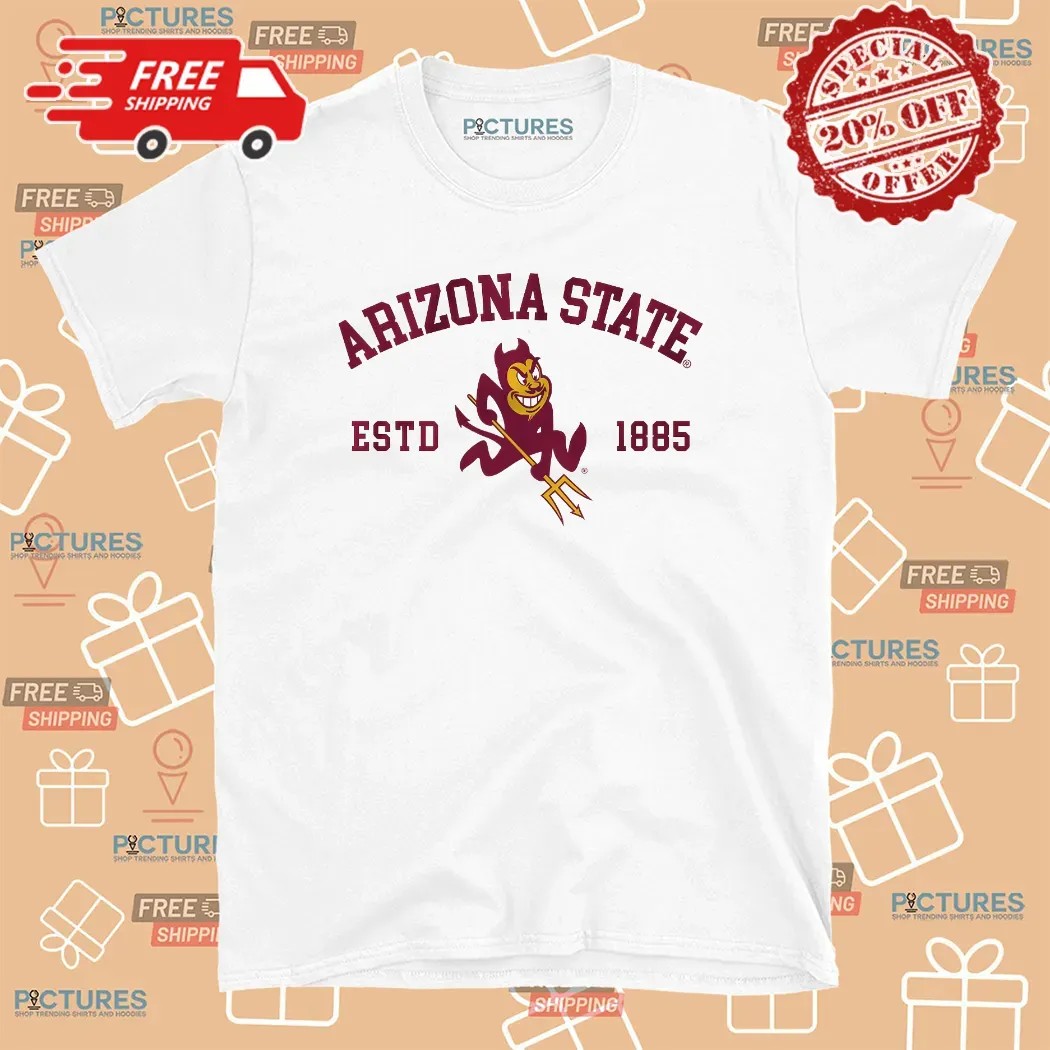 Arizona State Sun Devils Established 1885 T Shirt
