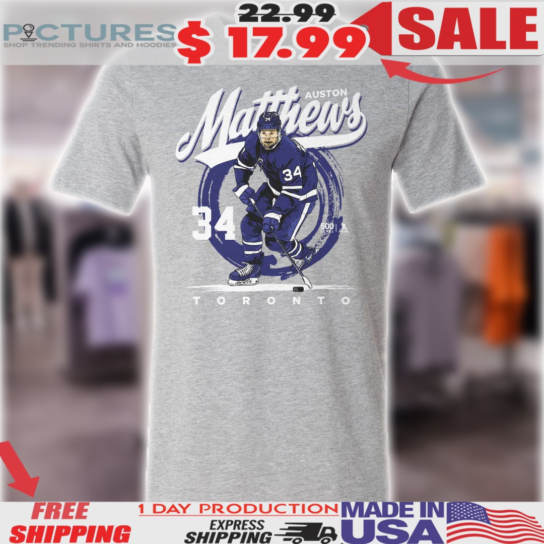 Auston Matthews Toronto Maple Leafs Brush NHL Shirt