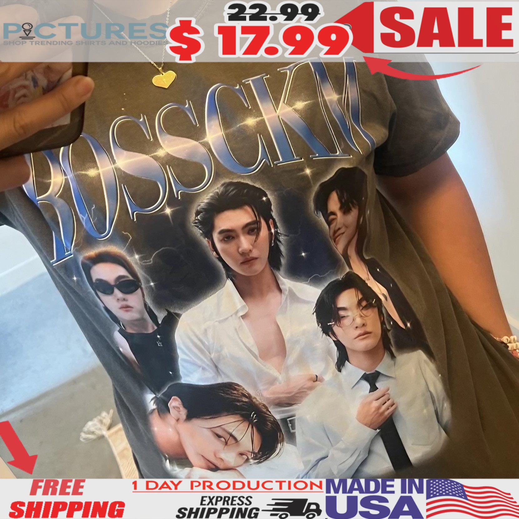 BOSSCKM Dream Warrior Concert Vintage Bootleg T Shirt