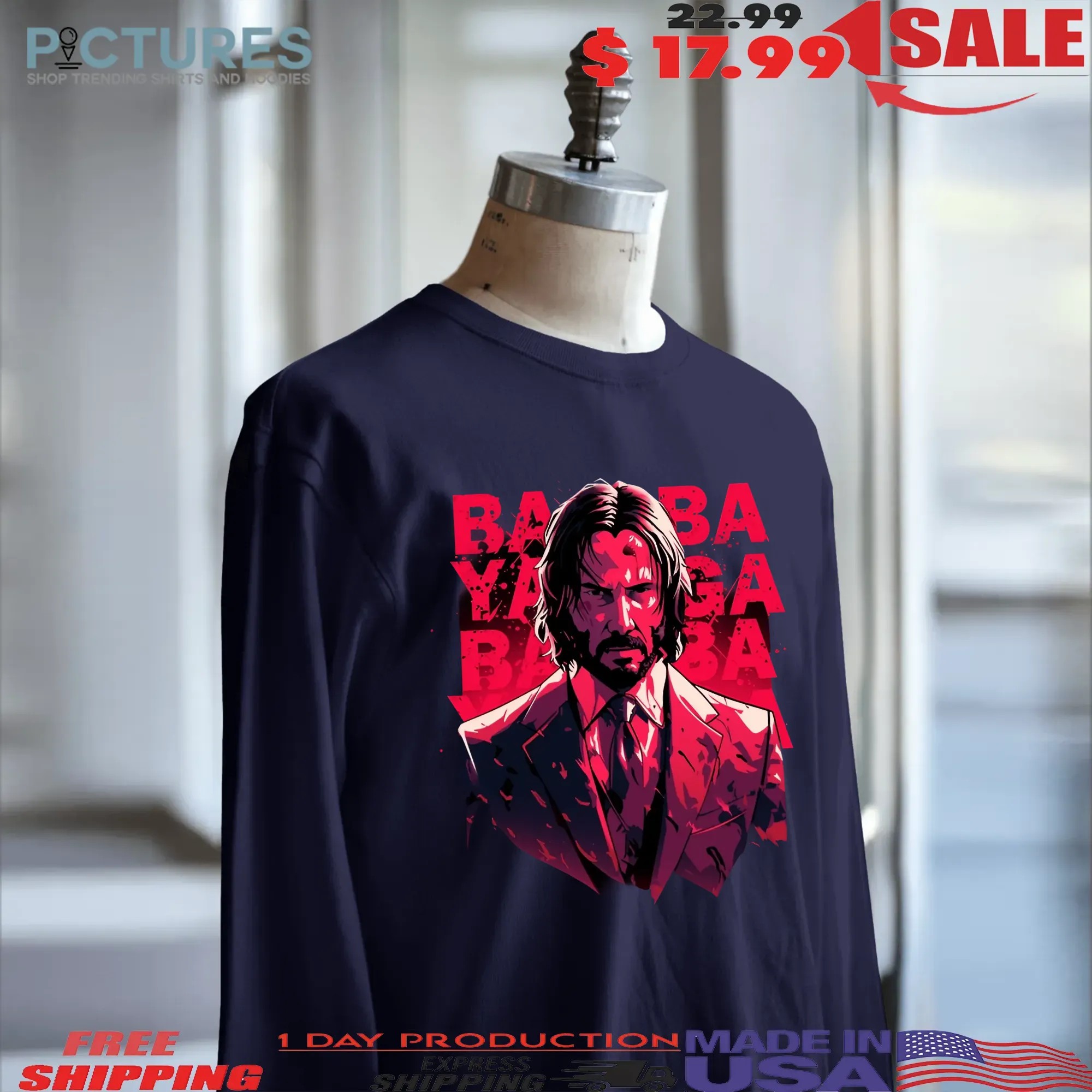 Baba Yaga John Wick Graphic T Shirt
