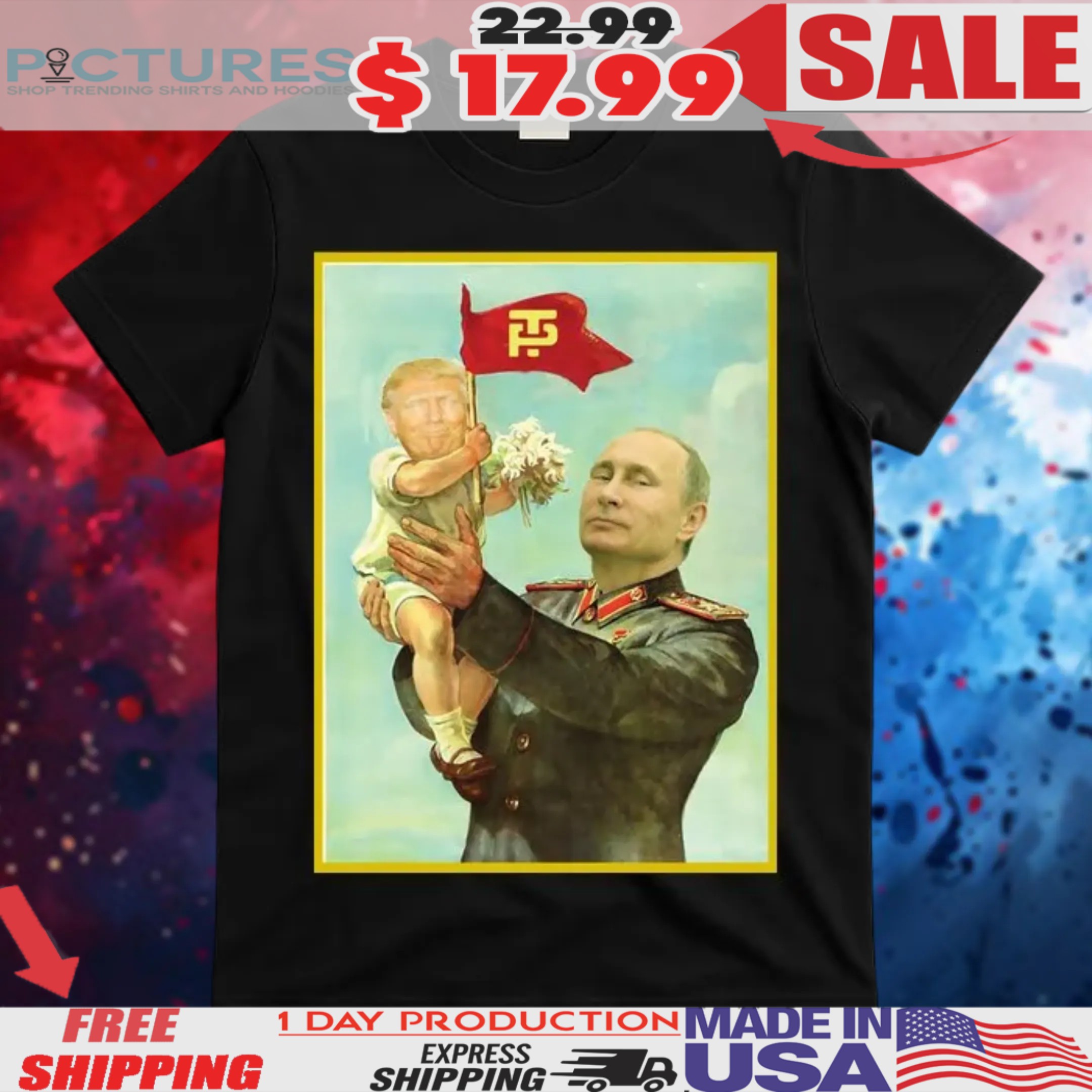 Baby Trump Russia Putin Shirt
