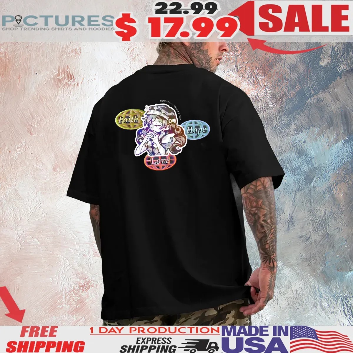 Beneath The Tangles Faith Hope Love T Shirt
