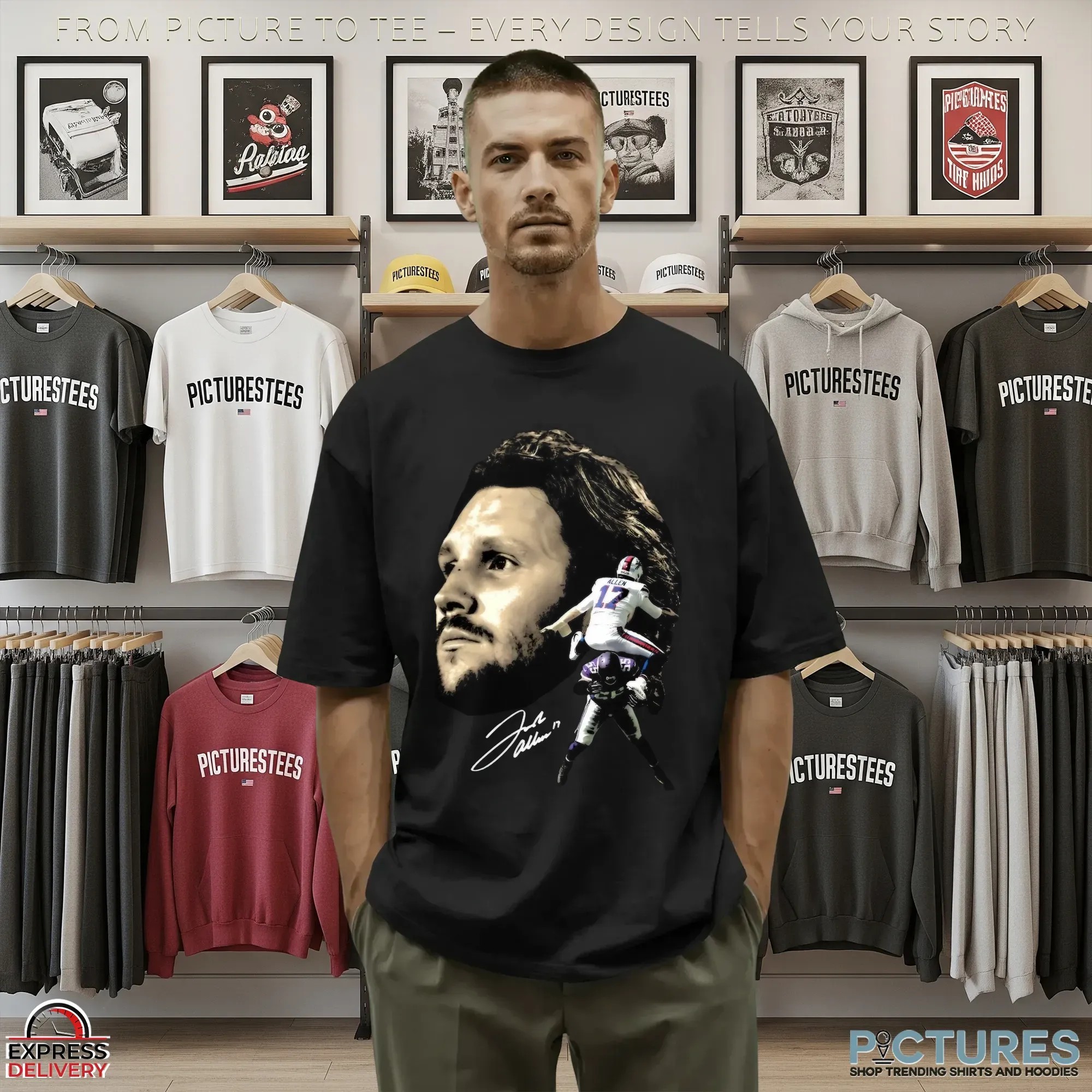 Big Josh Allen Buffalo Bills Fan T Shirt 9 Big Josh Allen Buffalo Bills Fan T Shirt