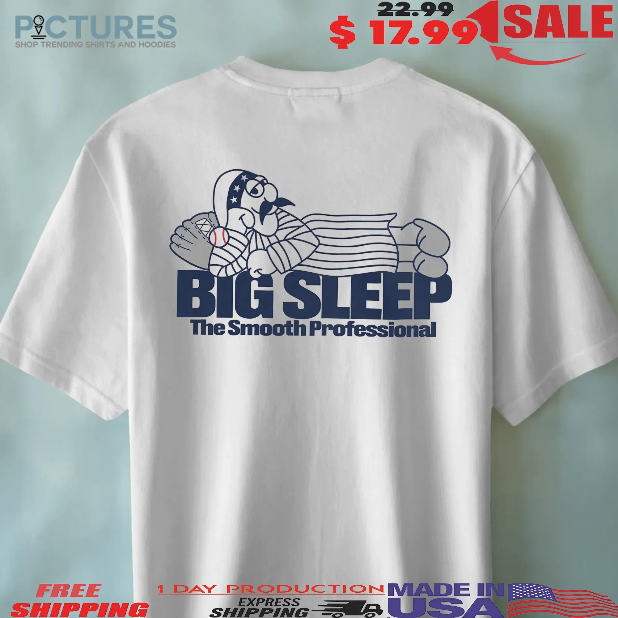 Big Sleep Summer Cartoon The Smooth Professional T Shirt