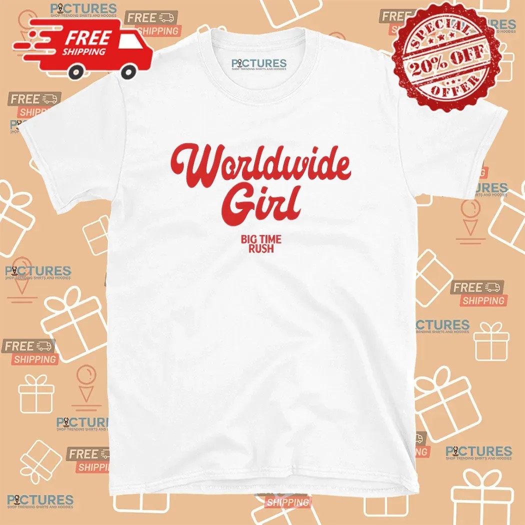 Big Time Rush Worldwide Girl T Shirt